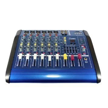 Аудіо мікшер Mixer BT 6300D 7-канальний Підсилювач звуку sp2383 фото