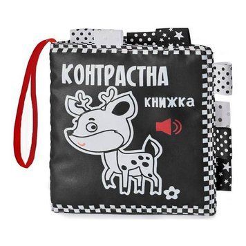 Контрастна книга для малюків "Оленя" 404058 404058 фото