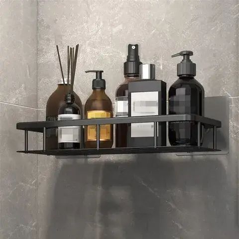 Полиця у ванну (30х13х5, 5см) STORAGE RACK AND197, настінна / Органайзер для ванної кімнати на стіну G7485 фото