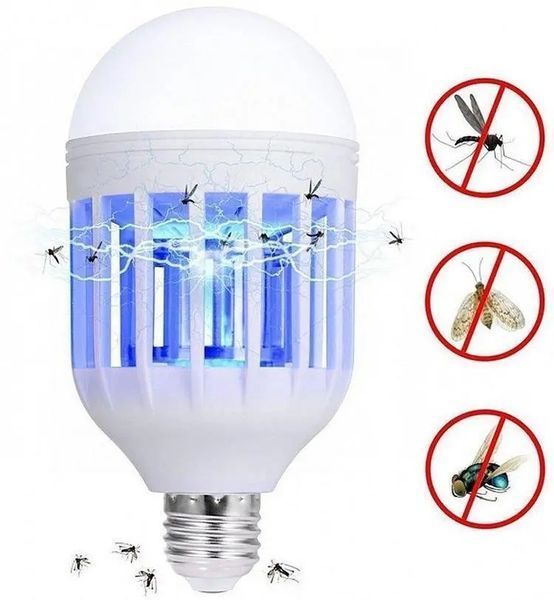 Світлодіодна лампа відлякувач від комарів Mosquito Killer Lamp, 15Вт 50948522 фото