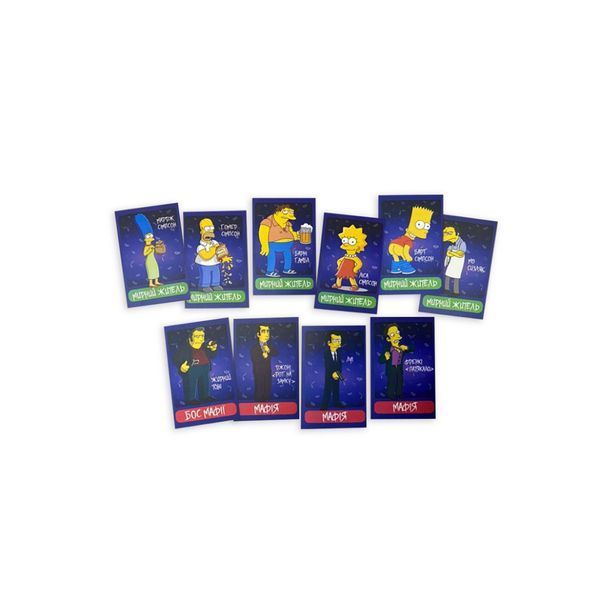 Настільна гра "Мафія "Сімпсони" PLR-0036 PLR-0036 фото