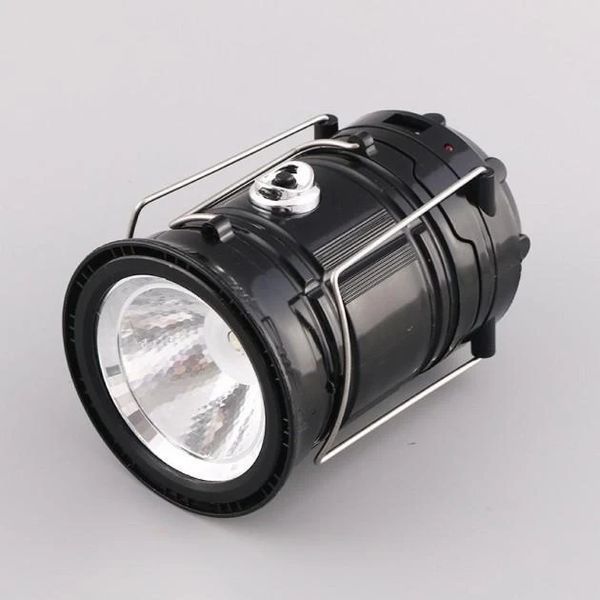 Кемпінгова LED-лампа X-BAIL BL-5800 з ліхтариком і сонячною панеллю BL5800BLAC фото
