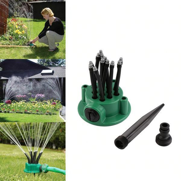 Система поливання Multifunctional sprinkler на 360 градусів розпилювач дощівник для поливання газону NO360water фото