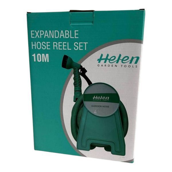Поливальний шланг 10 м із котушкою і розпилювачем HELEN HP227 NHP227 фото