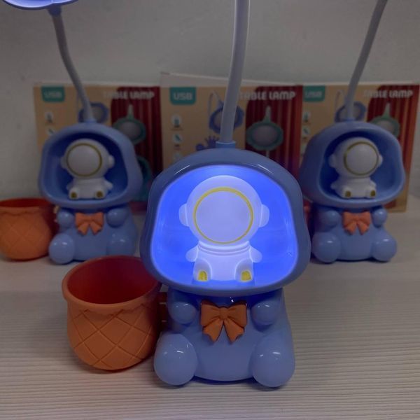 Дитяча настільна акумуляторна LED-лампа 3in1 Rabbit BLUE RAB31 фото