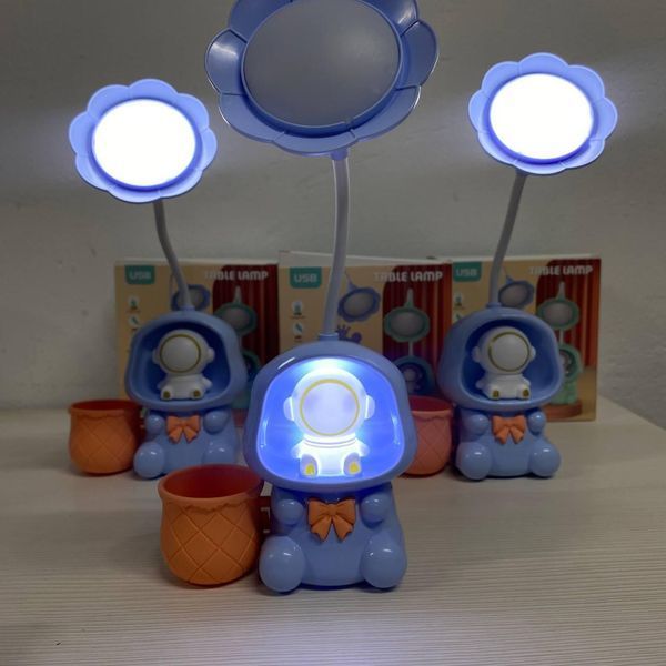 Дитяча настільна акумуляторна LED-лампа 3in1 Rabbit BLUE RAB31 фото