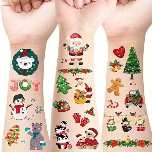 Набір дитячих тимчасових тату "Різдво та Новий рік № 1" tattoo-mini-set-cmas-30-1 tattoo-mini-set-cmas-30-1 фото