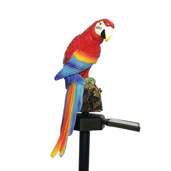 Ліхтар садовий SOLAR PARROT / Світильник для саду Папуга на сонячній батареї G7199 фото