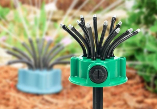 Система поливання Multifunctional sprinkler на 360 градусів розпилювач дощівник для поливання газону NO360water фото