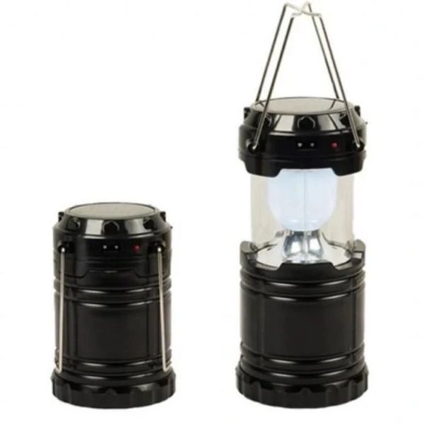 Кемпінгова LED-лампа X-BAIL BL-5800 з ліхтариком і сонячною панеллю BL5800BLAC фото