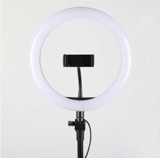 Кільцева світлодіодна Led-лампа для блогера селфі фотографа візажиста D 26 см Ring Ring26 фото