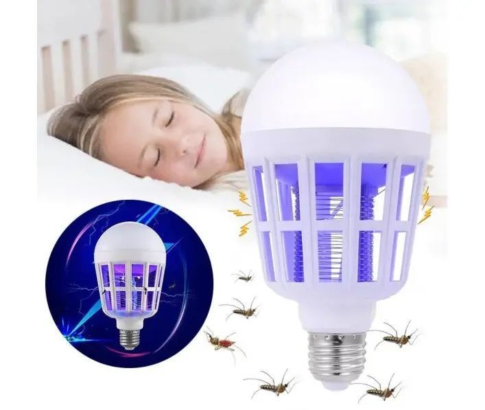 Світлодіодна лампа відлякувач від комарів Mosquito Killer Lamp, 15Вт 50948522 фото