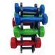 Набір вінілових гантелей на підставці Vinyl Dumbbell Set NE-VIN-12, 2 шт по 0,5 кг, 1 кг, 1,5 кг NE-VIN-123 фото 2