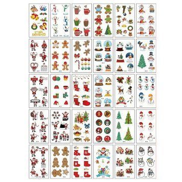 Набір дитячих тимчасових тату "Різдво та Новий рік №2" tattoo-mini-set-cmas-30-2 tattoo-mini-set-cmas-30-2 фото