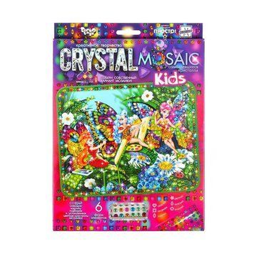 Набір креативної творчості "Kids Crystal Mosaic" CRMk-01-09, 6 форм елементів CRMk-01-09 фото