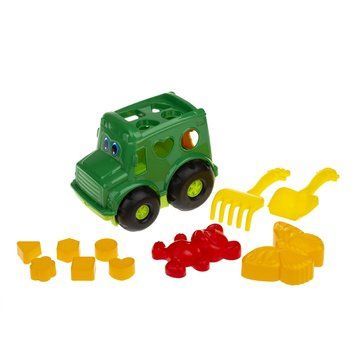 Сортер-автобус "Бусик" №2 Colorplast 0251 Зелений 0251(Green) фото