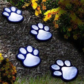 Світильник Solar Paw Print Lights на сонячній батареї 4 шт 2019033 фото