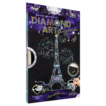 Комплект креативної творчості "DIAMOND ART" DAR-01, 10 видів Ейфелева Вежа DAR-01-06 фото