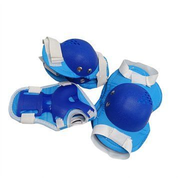 Комплект захисний дитячий MS 0032-2(Blue) наколінники, налокітники, зап'ястя MS 0032-2(Blue) фото
