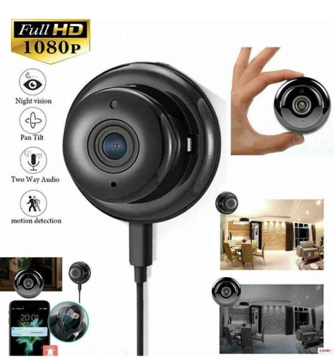 Міні-камера з нічним баченням DG-MYQ, 720P / Переносна WiFi камера з мікрофоном / Охоронна камера для дому G10159 фото
