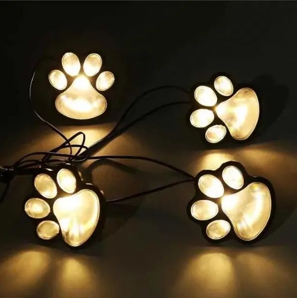 Світильник Solar Paw Print Lights на сонячній батареї 4 шт 2019033 фото