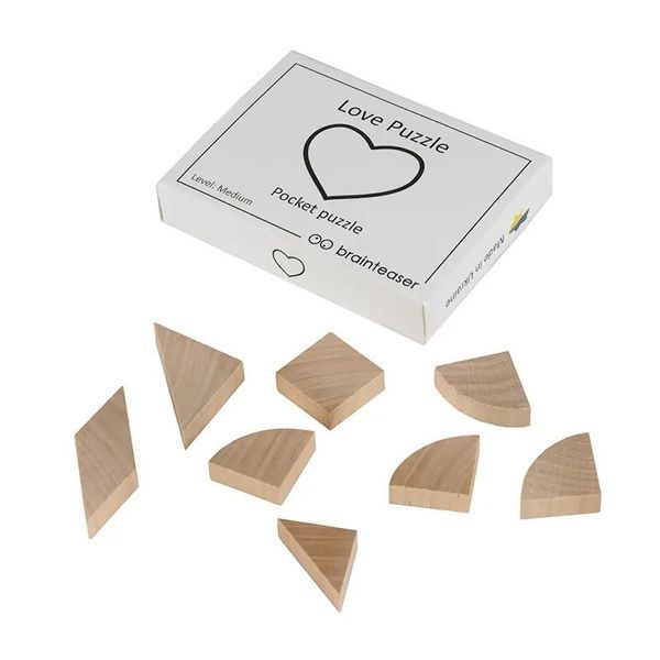 Набір дерев'яних головоломок "Wooden mini puzzle set" Заморочка 12en 12en фото