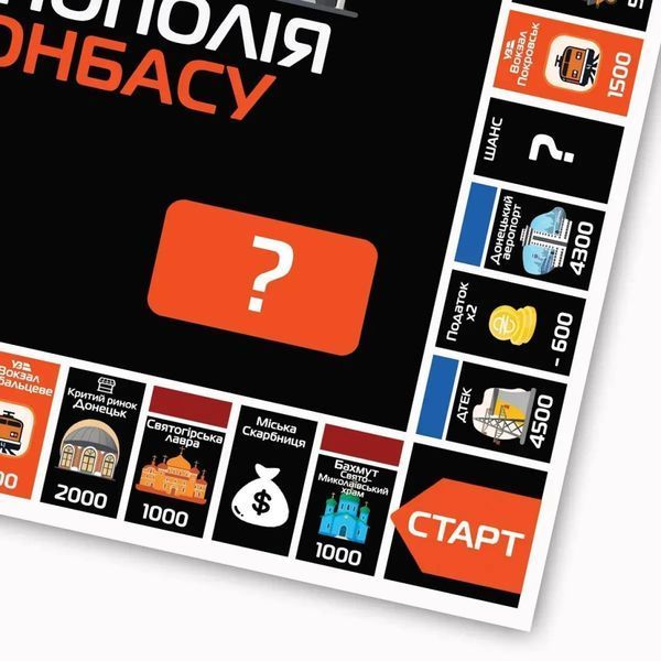 Настільна гра Монополія Донбасу PLR-0046 від 2 до 5 гравців PLR-0046 фото