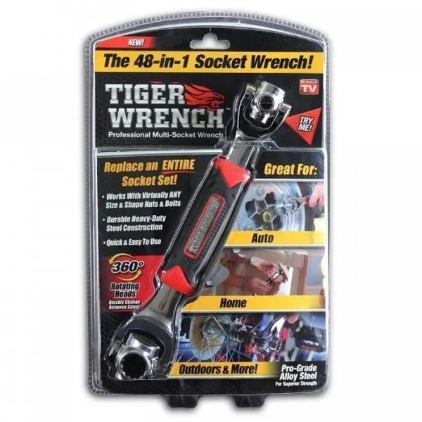 Універсальний багатофункціональний гайковий ключ Universal Tiger Wrench 48 в 1 1139 фото