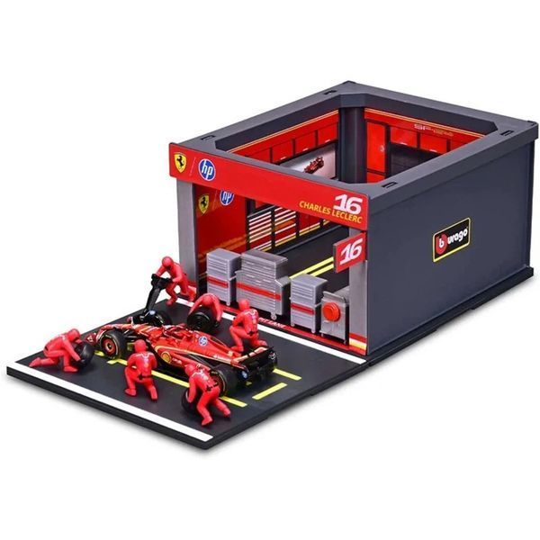 Ігровий набір Формула-1 "Pit Pass Ferrari SF-24" Bburago 18-36862 (#16) 18-36862 (#16) фото