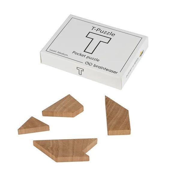 Набір дерев'яних головоломок "Wooden mini puzzle set" Заморочка 12en 12en фото