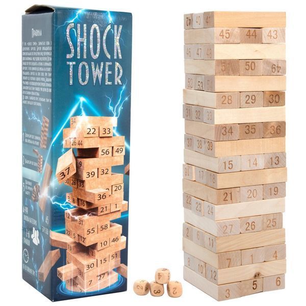 Настільна гра "Shock Tower" 30858, 45 брусків 30858 фото