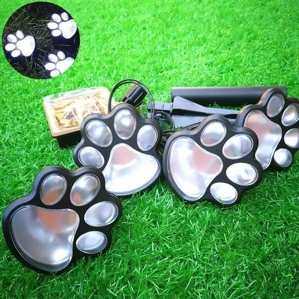 Світильник Solar Paw Print Lights на сонячній батареї 4 шт 2019033 фото