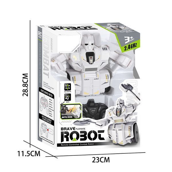Інтерактивний бойовий робот JJRC R33 з пультом | ІЧ-керування, світло, звук, стрільба, танці JJRCR33 фото
