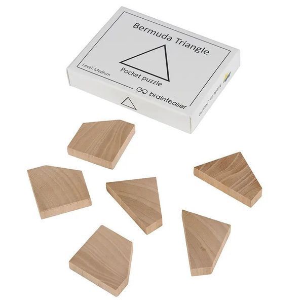 Набір дерев'яних головоломок "Wooden mini puzzle set" Заморочка 12en 12en фото