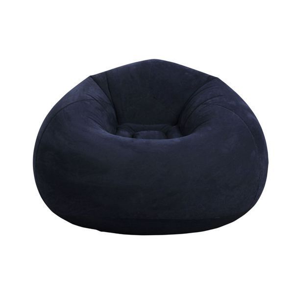 Надувне крісло-пуф Inflatable Sofa / Надувне крісло-мішок 110&times;110&times;85 см Темно-синій G6820/5 фото