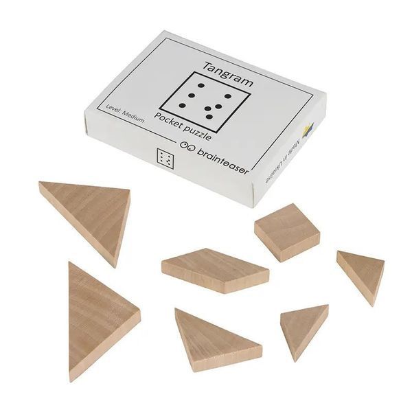 Набір дерев'яних головоломок "Wooden mini puzzle set" Заморочка 12en 12en фото