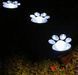 Світильник Solar Paw Print Lights на сонячній батареї 4 шт 2019033 фото 3
