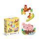 Дитячий пазл 4 в 1 "Baby puzzle. Сільські тварини" DoDo Toys 300686 набір 4 в 1 300686 фото 2