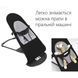 Крісло-шезлонг скачалка Baby Recliner Chair дитячий, чорний MA294 фото 2