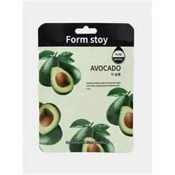Тканинна маска для обличчя "Form Stoy Avocado" 25мл 77714886 фото