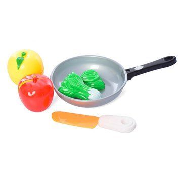 Ігровий набір Продукти в сковорідці 4013D-3 лимон, яблуко, латук 4013D-3 фото