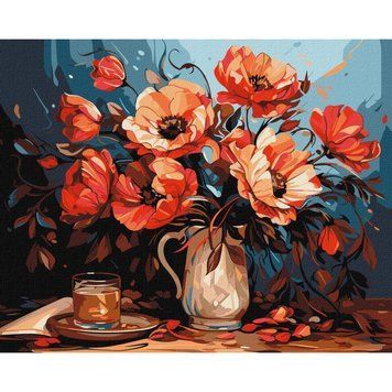 Картина за номерами "Барвисті маки" &copy;art_selena_ua KHO5679, 40х50см KHO5679 фото
