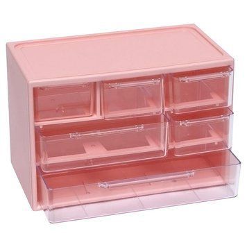 Органайзер настільний WXS-4 на 6 відділень Pink WXS-4(Pink) фото