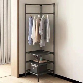 Кутова вішалка в передпокій з підставкою для взуття Corner coat rack 212000120 фото