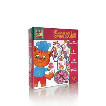 Настільна гра "Солодкі смаколики" Vladi Toys VT1804-42 (укр) VT1804-42 фото