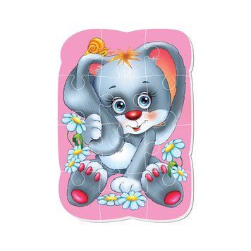 Магнітні пазли Малюк зможе "Зайчик" Vladi toys VT3301-03 А5, Укр VT3301-03 фото