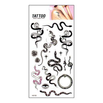 Тимчасове татуювання "Snakes Tattoo" 1020-HM1593 1020-HM1593 фото