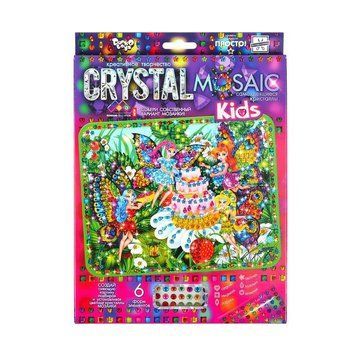 Набір креативної творчості "Kids Crystal Mosaic" CRMk-01-08, 6 форм елементів CRMk-01-08 фото