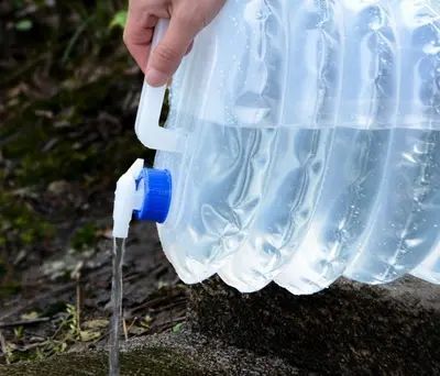 Складана каністра для води та харчових рідин 15л M16519 фото