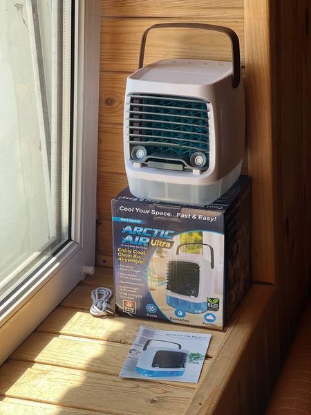 Портативний вентилятор USB з водяним охолодженням, розпилювач, Arctic air cooler AND XL-1375, зволожувач 2054210 фото